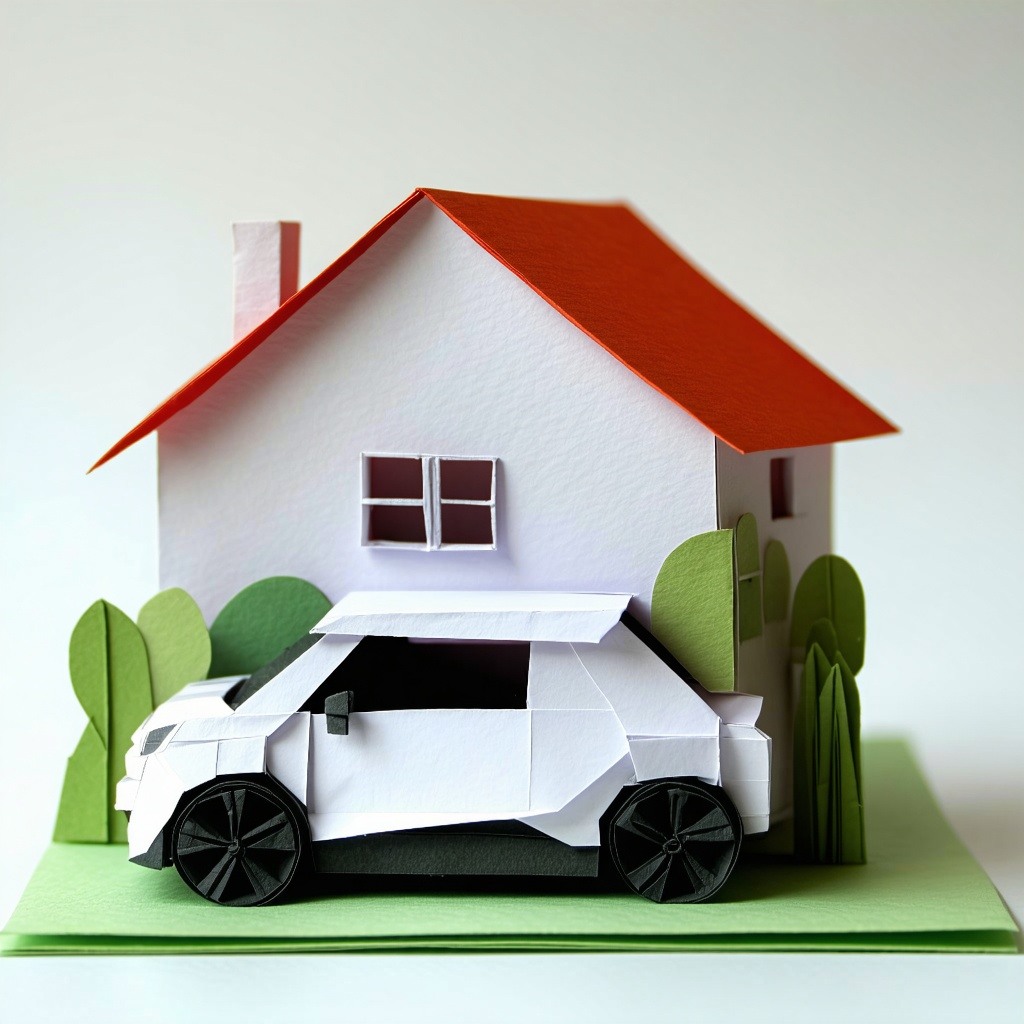 A house covering an Automobile-1
