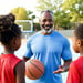 Healthy middle aged black man who coaches kids basketball